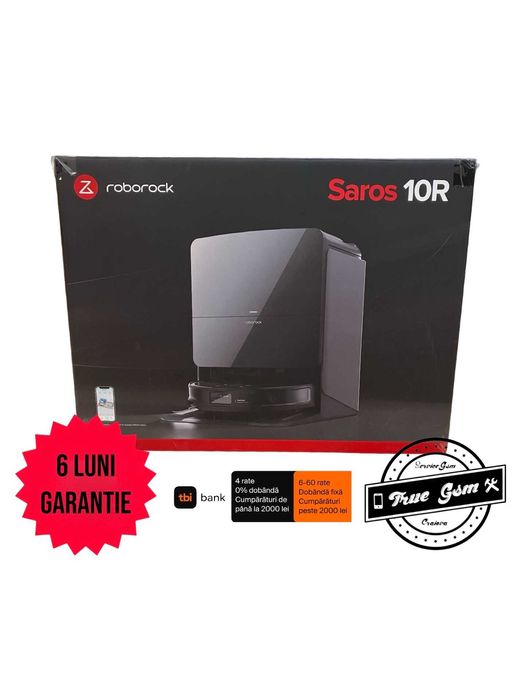 Robot de aspirare Roborock Saros 10R Black | TrueGSM