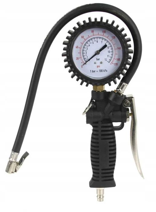 Pistol pneumatic umflat roti cu manometru 12bar aer comprimat (M80699)