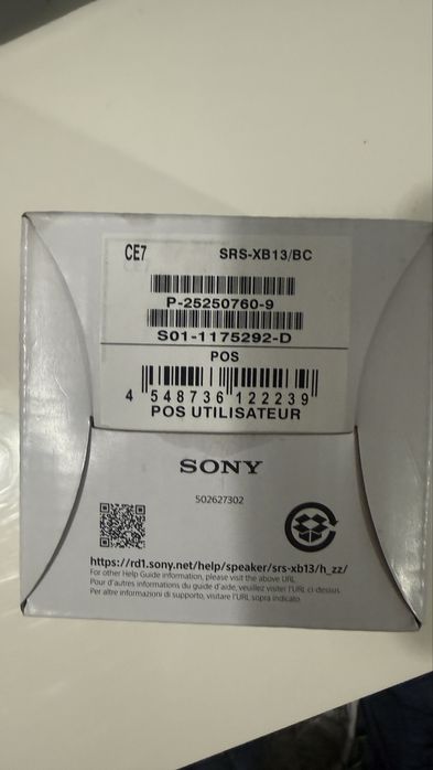 Boxa portabila SONY SRS-XB13, EXTRA BASS noua