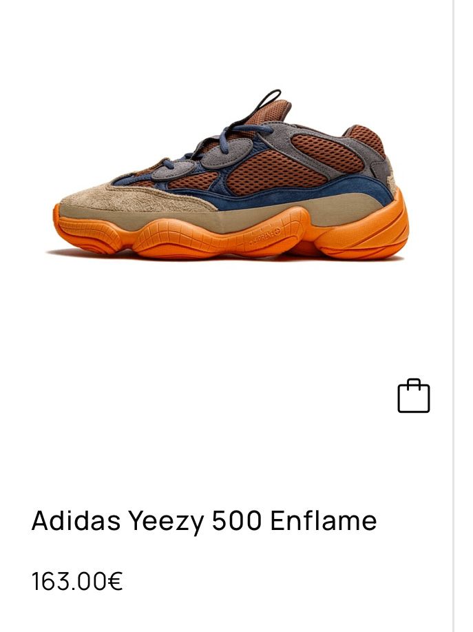 Adidas Yeezy 500 Enflame (44) Маратонки