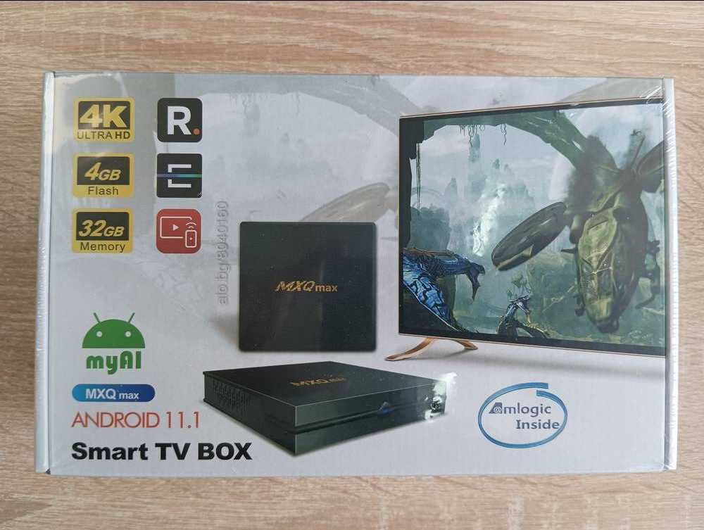 Android 11.1 TV BOX MXQ MAX 4K Ultra HD WiFi Super Smart Tv