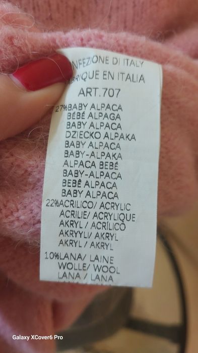 Пуловер MARTA. 27%BABY-ALPACA. Размер Xl