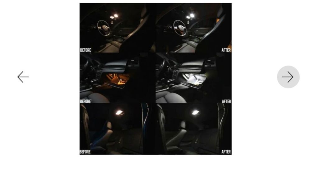 BMW LED Интериор F10 Sedan