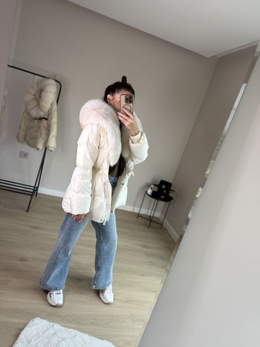 Дамско яке полярна лисица