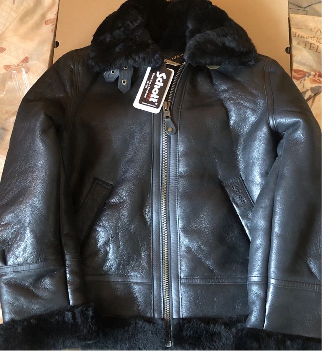 Schott NYC B-3 Bomber Jacket ОРИГИНАЛНО мъжко кожено яке - М