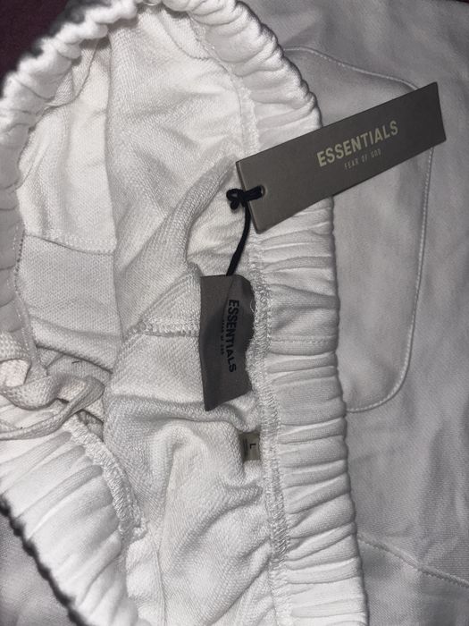 Pantaloni scurti essentials alb
