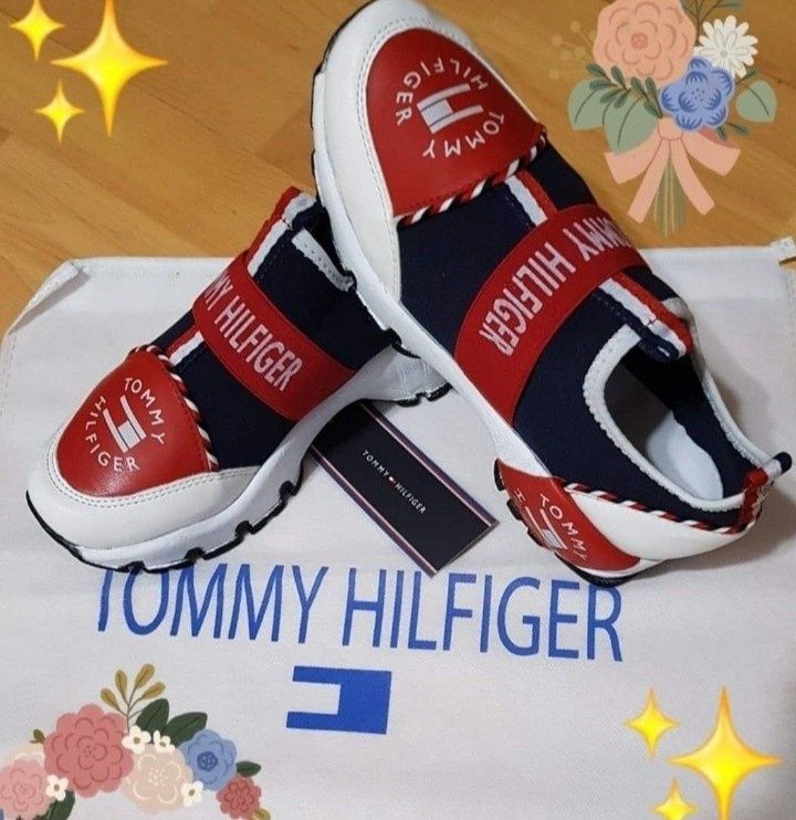 Adidasi Tommy Hilfiger, new model, saculet, eticheta