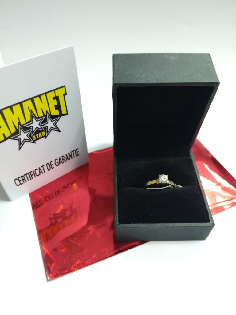 Inel aur 14k (M3) staramanet