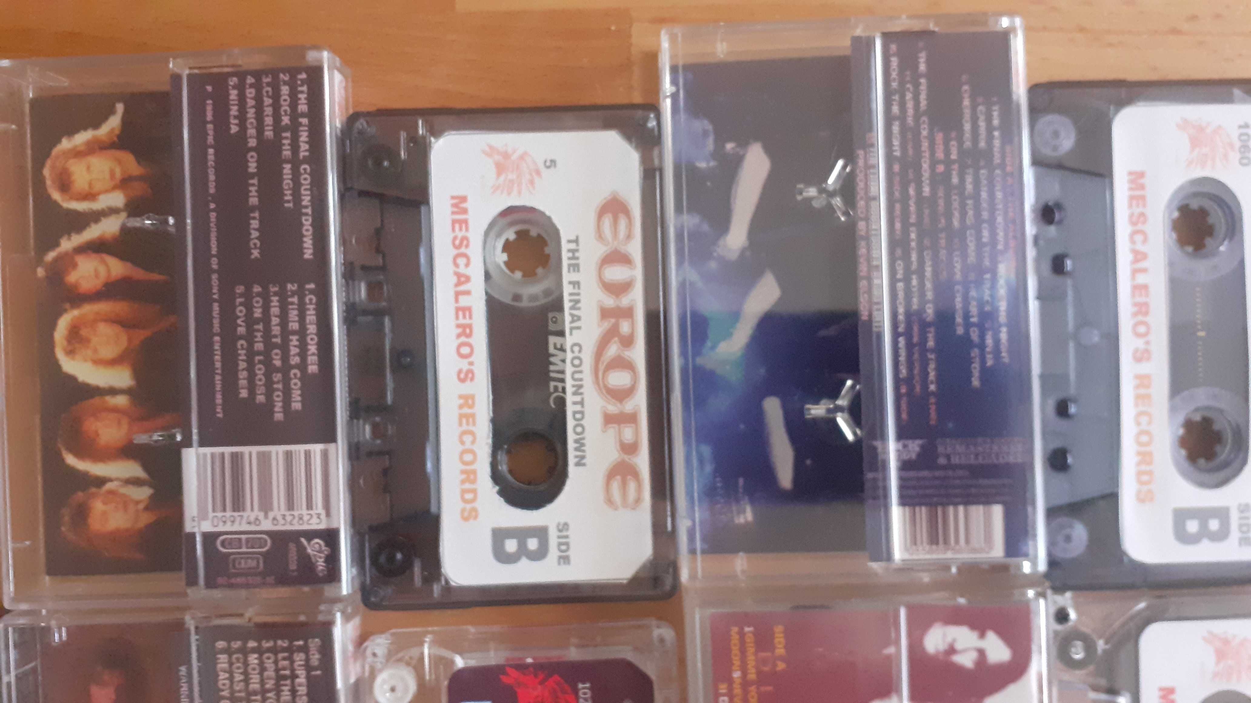 Vand din  colectia personala casete muzica rock