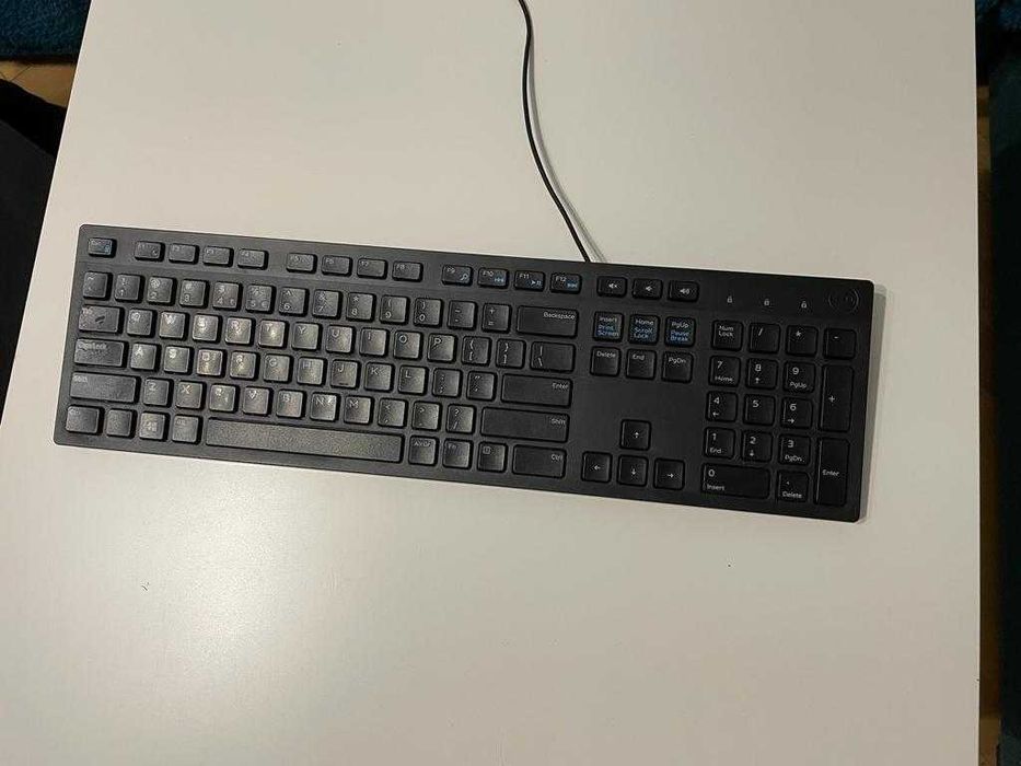 Tastatura multimedia Dell KB216, US international layout, Negru