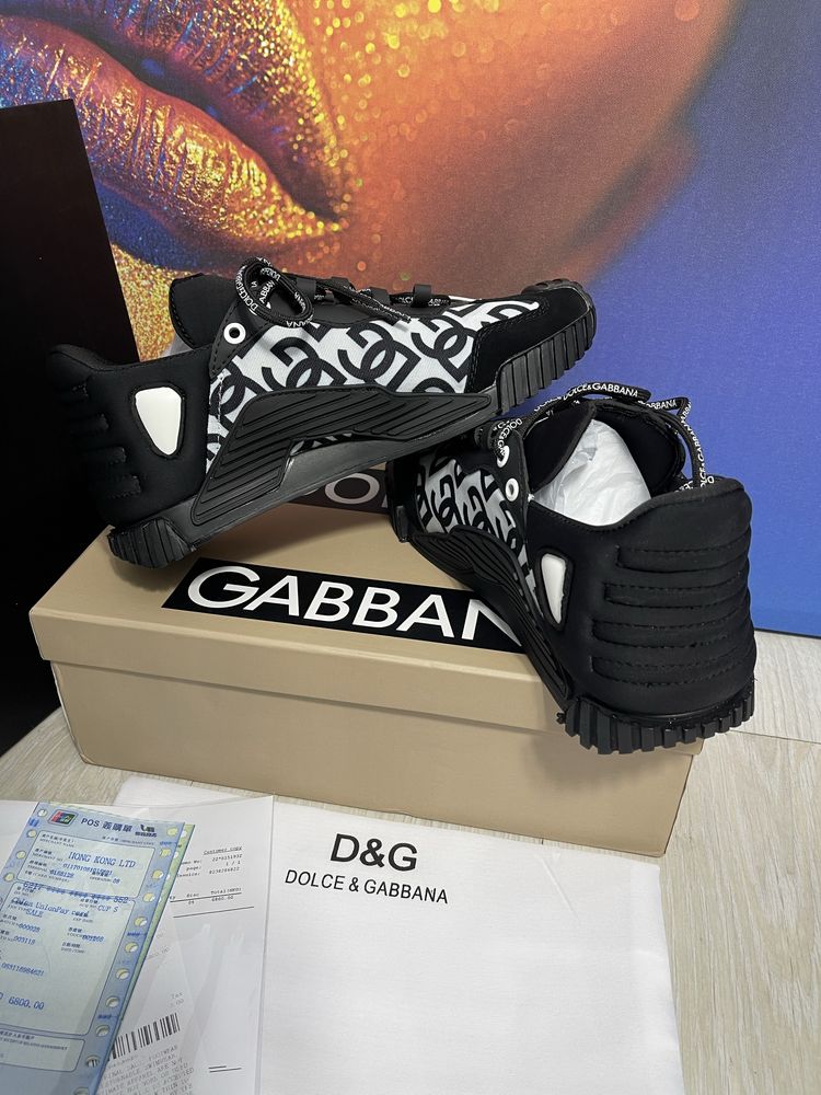Adidasi Dolce Gabbana piele naturala Full Box colectie noua