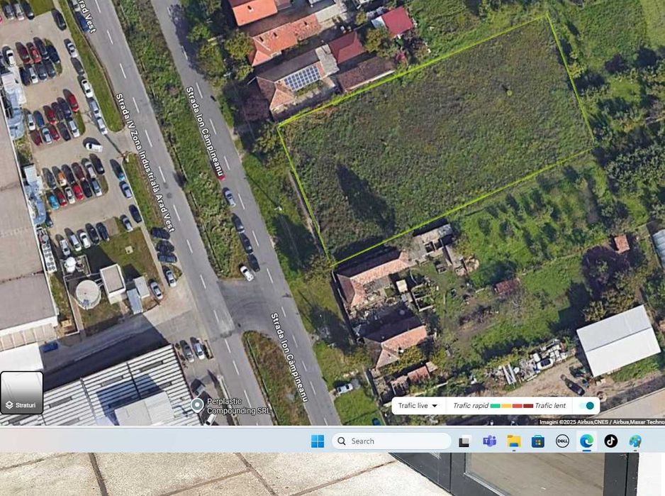 Inchiriez teren langa zona indrustriala Vest - Gai 3400 mp