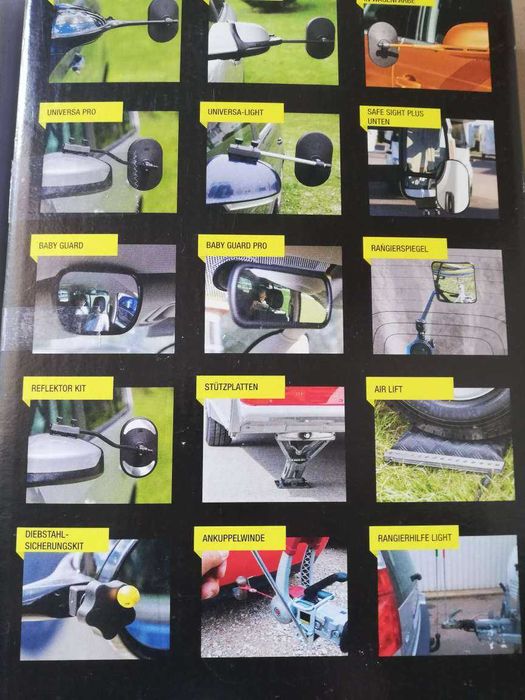 Oglinzi suplimentare plate Emuk rulota ajutatoare oglinzi