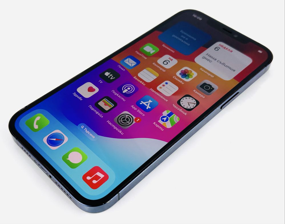 Apple iPhone 12 Pro Max 256GB Pacific Blue 100% Батерия! Гаранция!