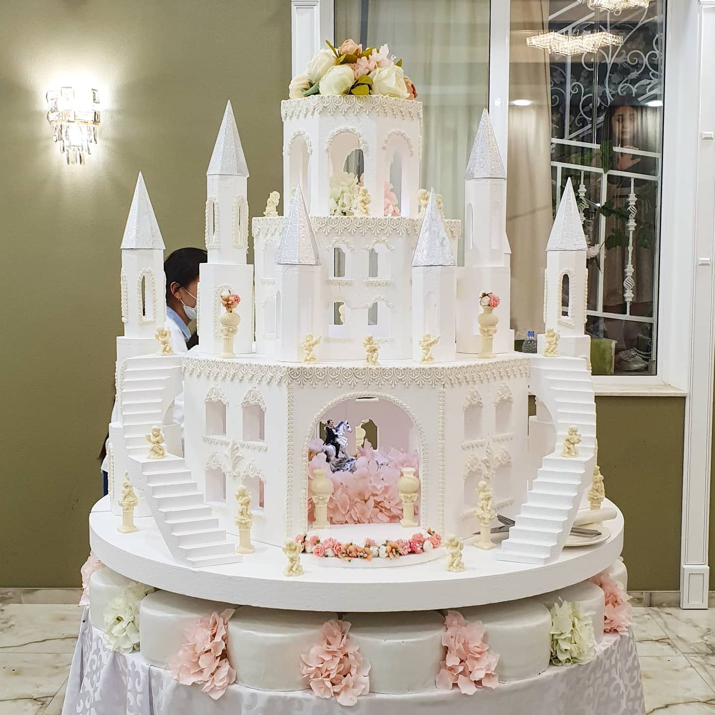 Свадебный шоу торт на заказ Актау