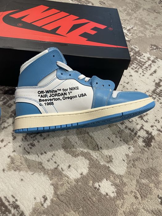 Jordan 1 high offwhite collab 42,43