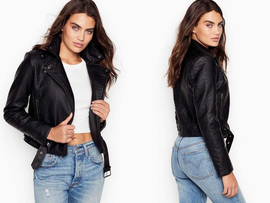 NOU! Geaca din piele ecologica Victoria's Secret