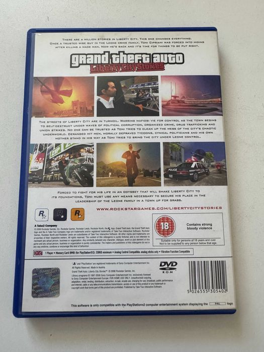 Grand Theft Auto: Liberty City Stories за PS2