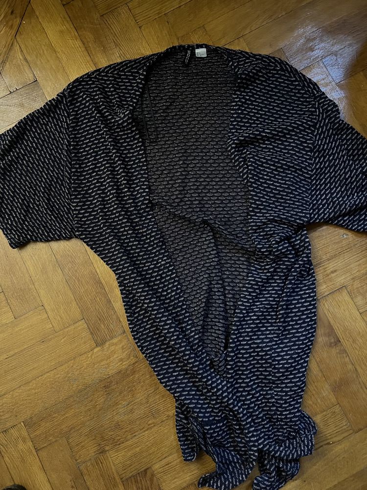 Pulover tip kimono chimono cardigan mov H&M mărimea S-M