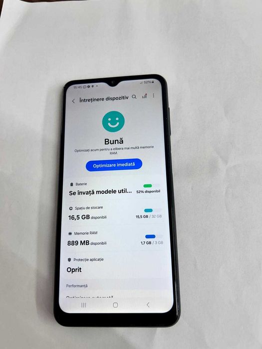 Samsung A04s negru impecabil card de memorie cadou