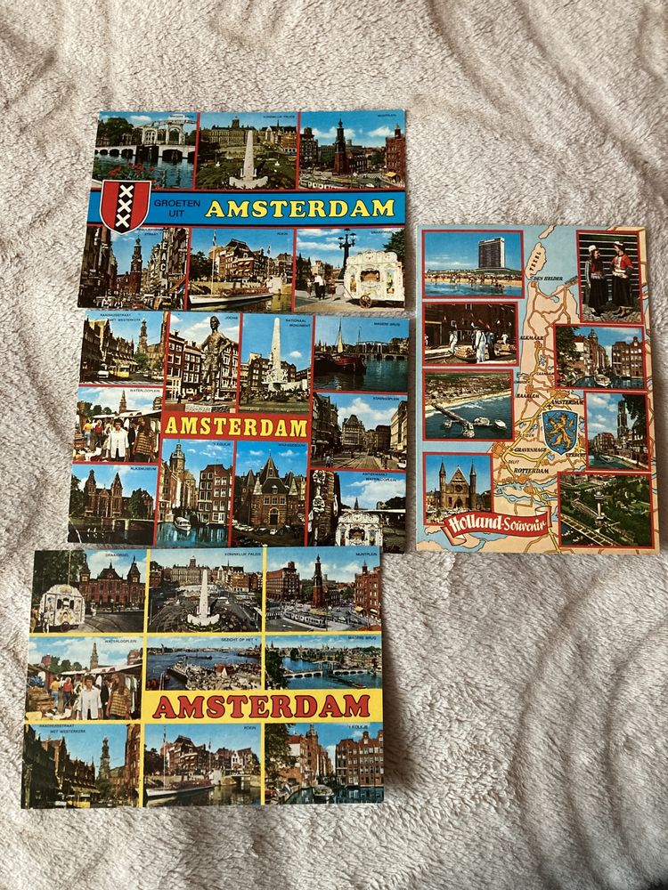 Открытки Амстердам 1980-х гг