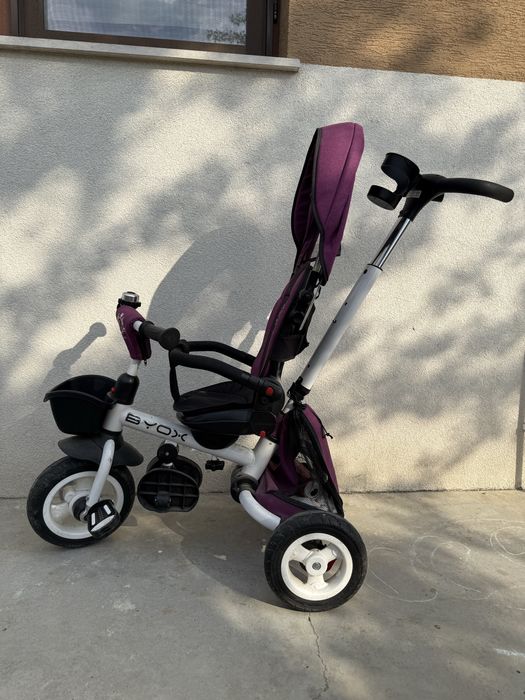 Tricicleta pliabila cu scaun reversibil Byox Flexy Lux Trike, Purple