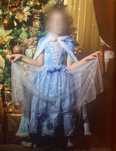 Costum printesa Elsa : 4-7 ani