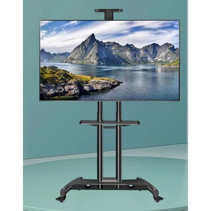 Suport Stand TV mobil telescopic 32"-75" VESA 600x400mm roti 45Kg