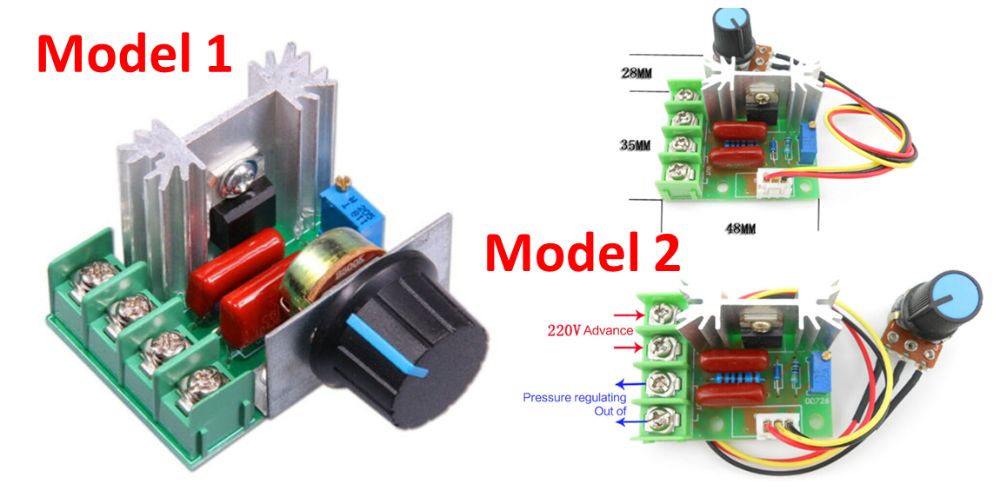 Variator tensiune regulator turatie motor curent alternativ 2000w 220V