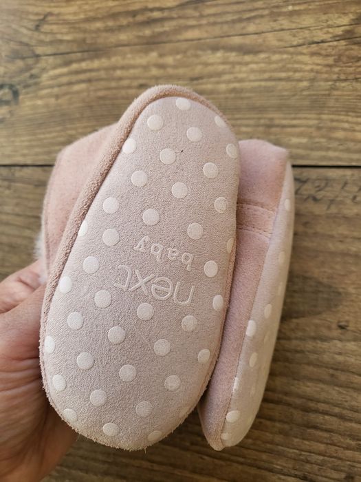 Топли, кожени, бебешки ботуши Next,  12-18 месеца, подметка 12.5 см