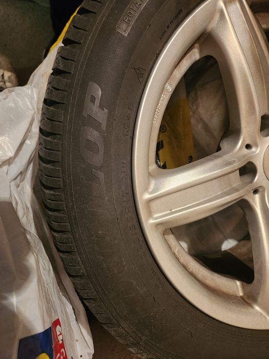 Jante RC Design 17" cu anvelope Dunlop M+S 225/55 R17 – DOT 2019