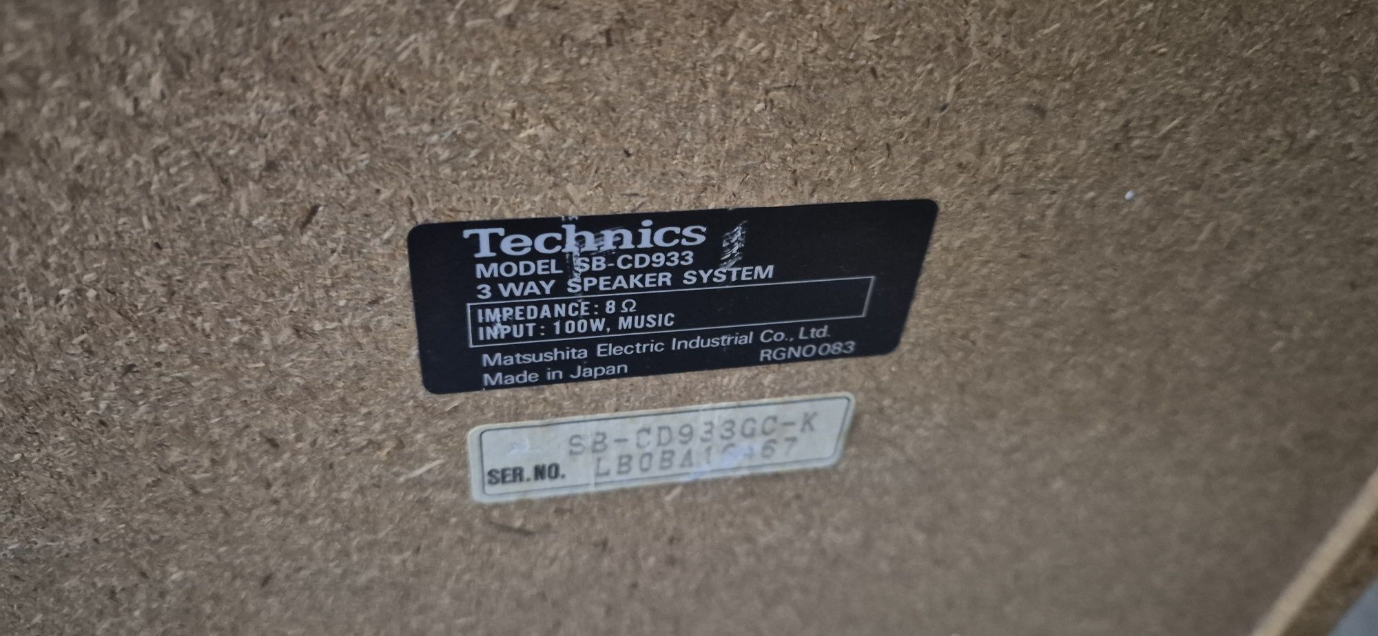 technics sb cd 933