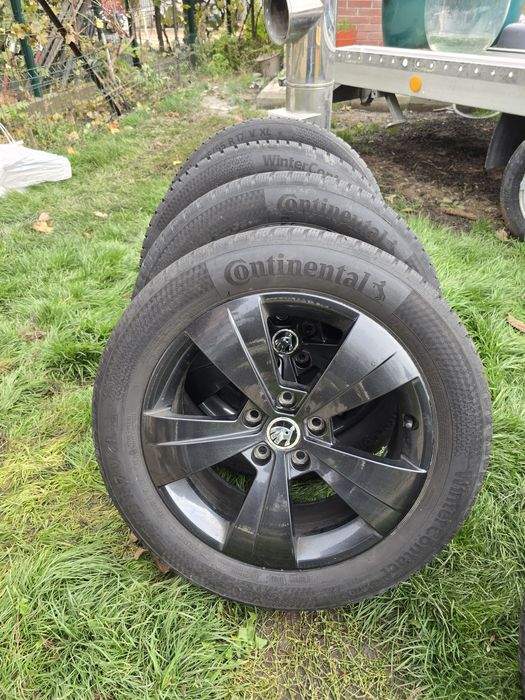 Jante Skoda 17+Cauciucuri Continental iarna 2021 215/55 R17 V XL