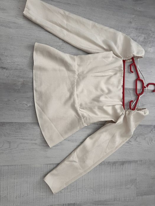 Bluza H&M tip corset , S/36 , crem