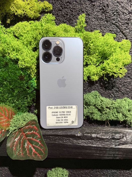 iPhone 13 pro 128gb Sierra Blue Neverlocked 100%/Fact+Garantie