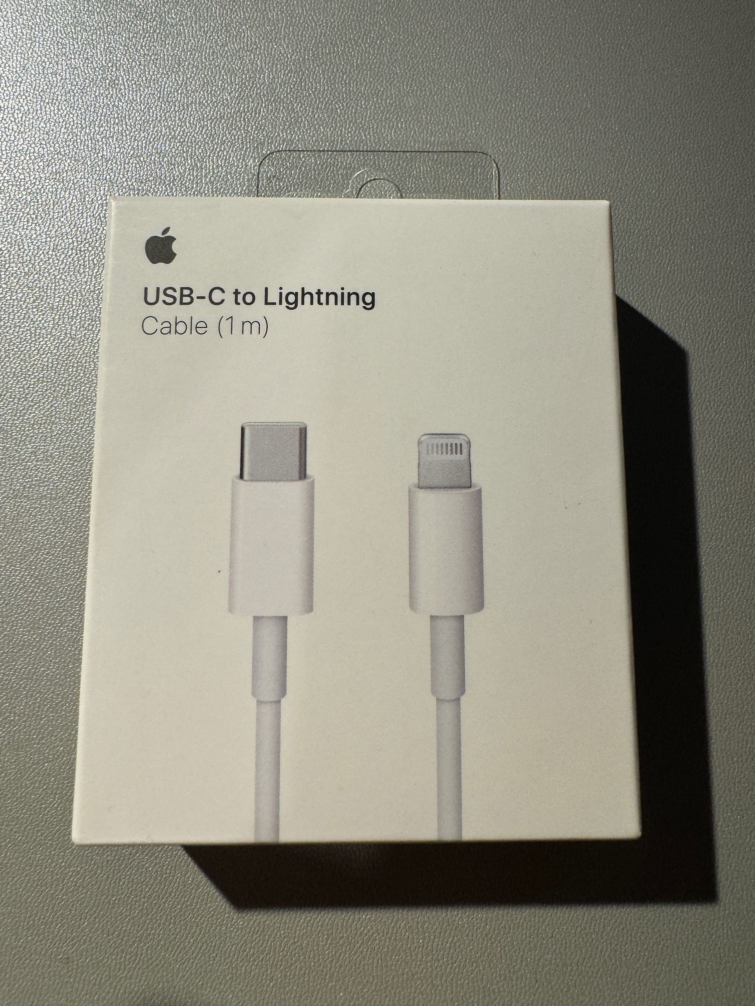 Cablu Apple USB-C lightning pentru iPhone (nou)