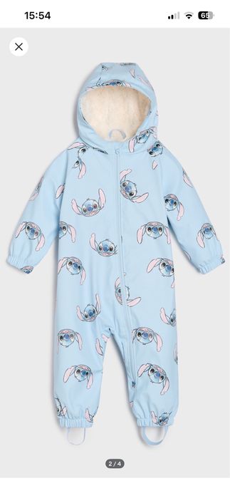 Непромокаем гащеризон с качулка Stich