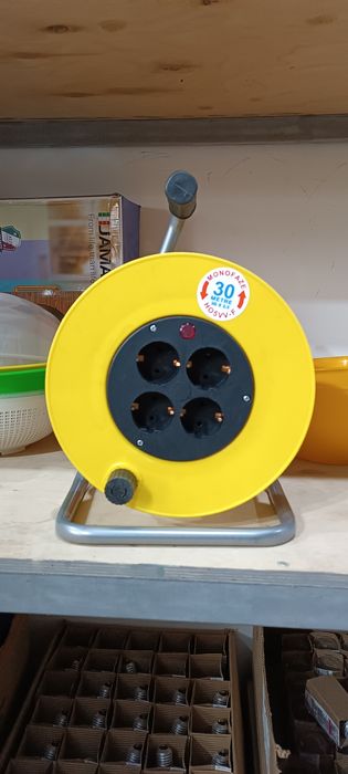 Удлинитель на катушке. Переноска. 30м, 50м