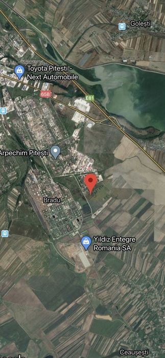 Teren 3.5 Ha curti constructii  pretabil utilizare industriala Oarja