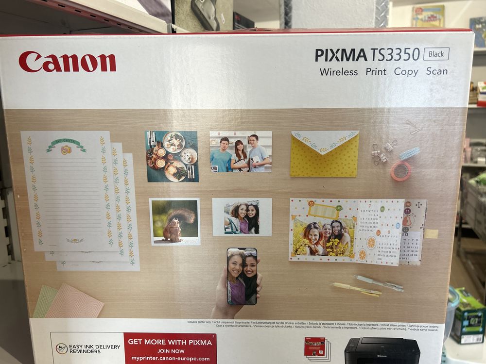 Multifunctional inkjet Canon Pixma TS3350, wifi