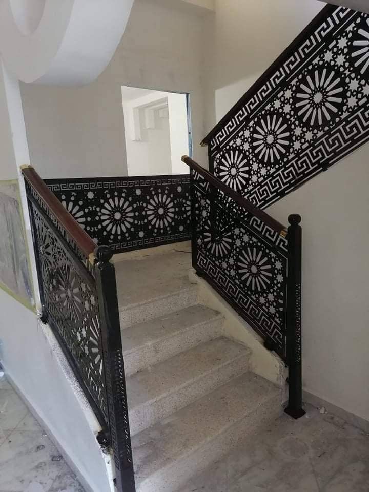 Balustrada de lux fier forjat si polimer