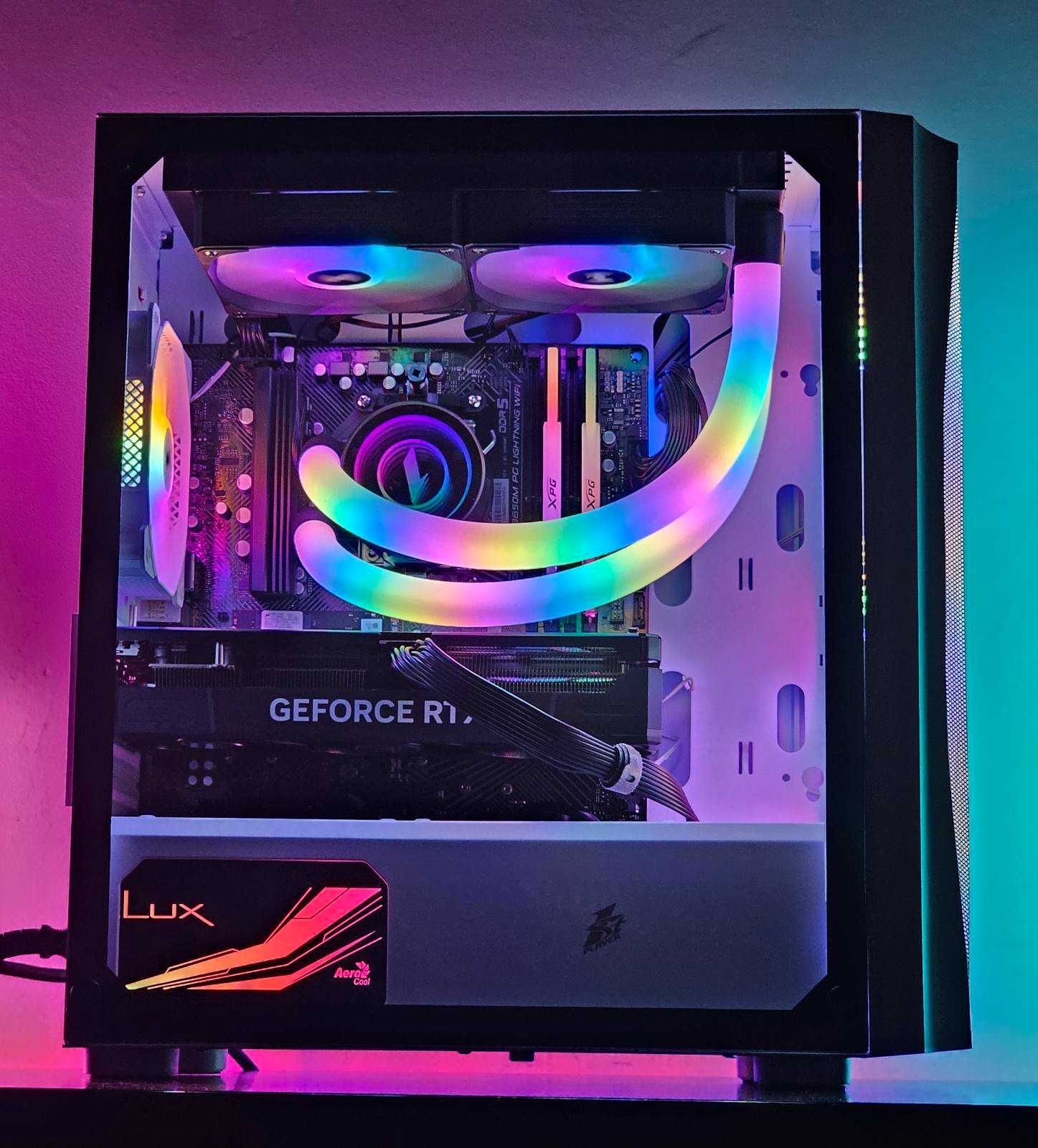 RTX 4060Ti 8GB/Ryzen 5-7500F/RAM 16GB/SSD 512GB/Чисто Нов+Гаранция!
