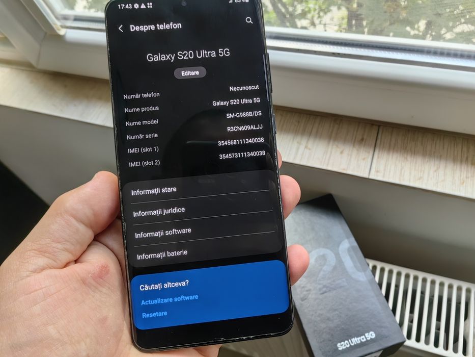 Samsung Galaxy S20 Ultra 5G * accept schimburi