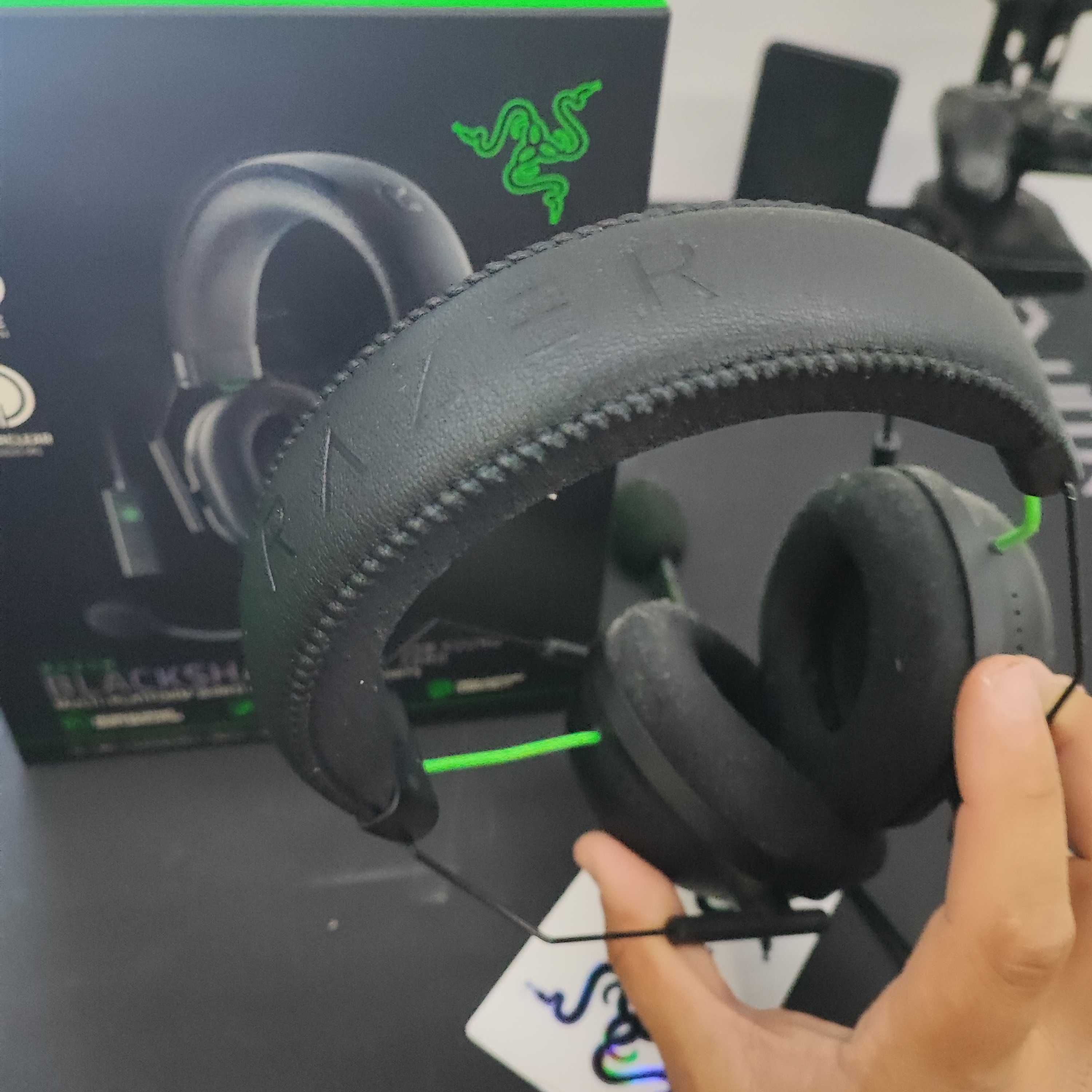 СЛУШАЛКИ Razer BlackShark V2 + usb Sound Card