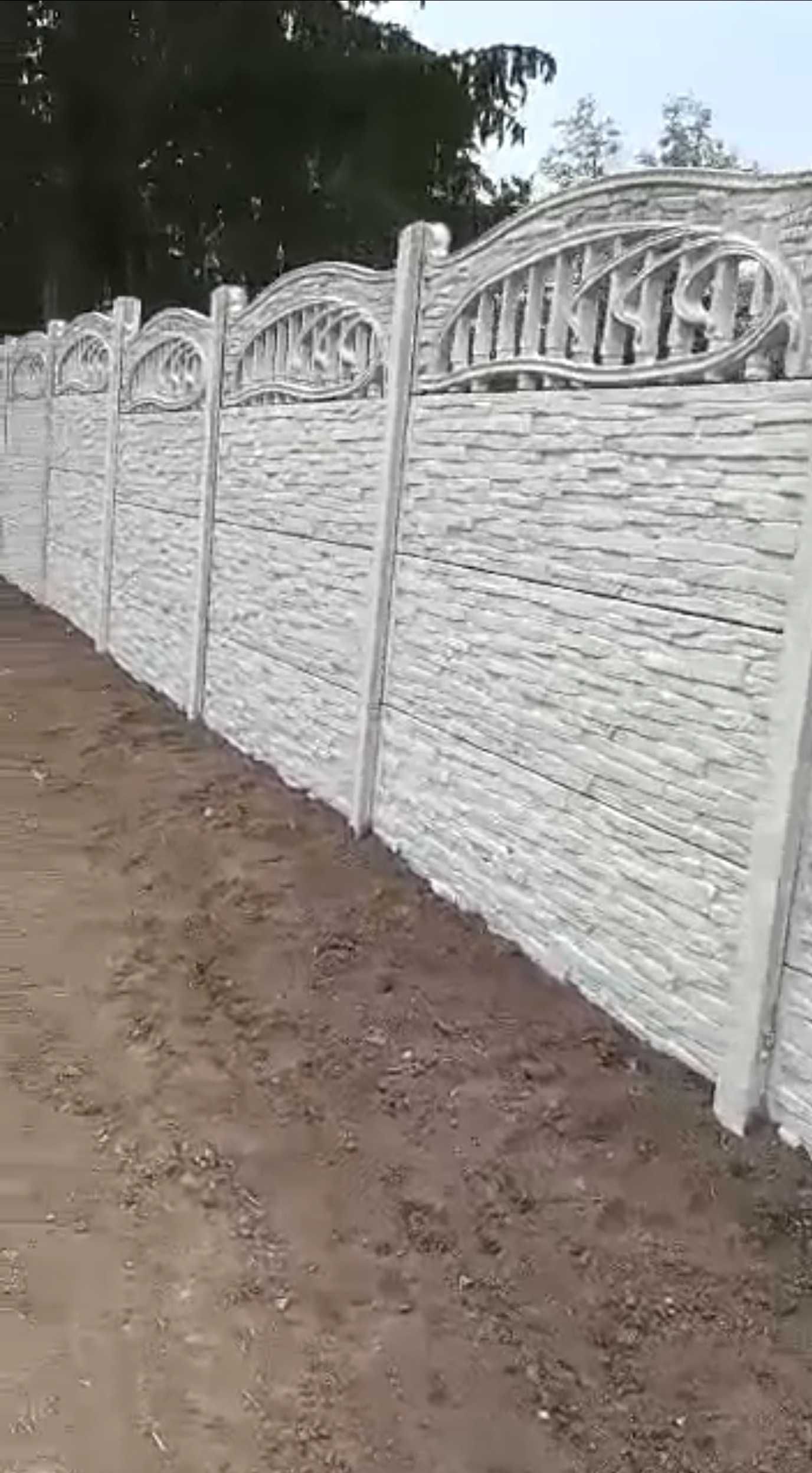 Gard din placi de beton Baraolt