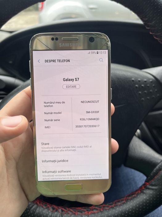 Samsung Galaxy S7 gold