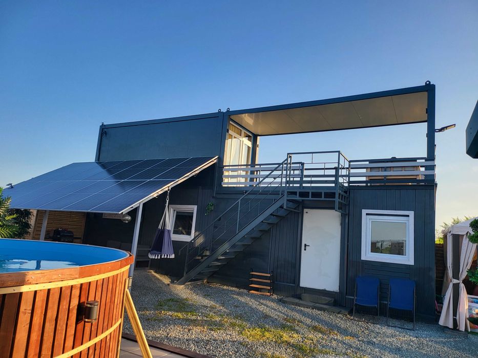 Casa din Container cu etaj si terasa