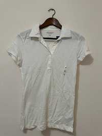 Tricou dama, Alb, 60% Bumbac