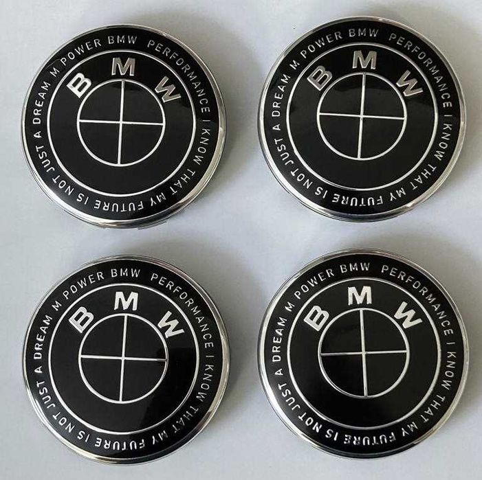 Capace jante aliaj BMW negre diam 68 mm set 4 bucati 5 modele