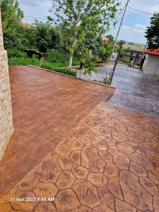Beton amprentat ,imprimat